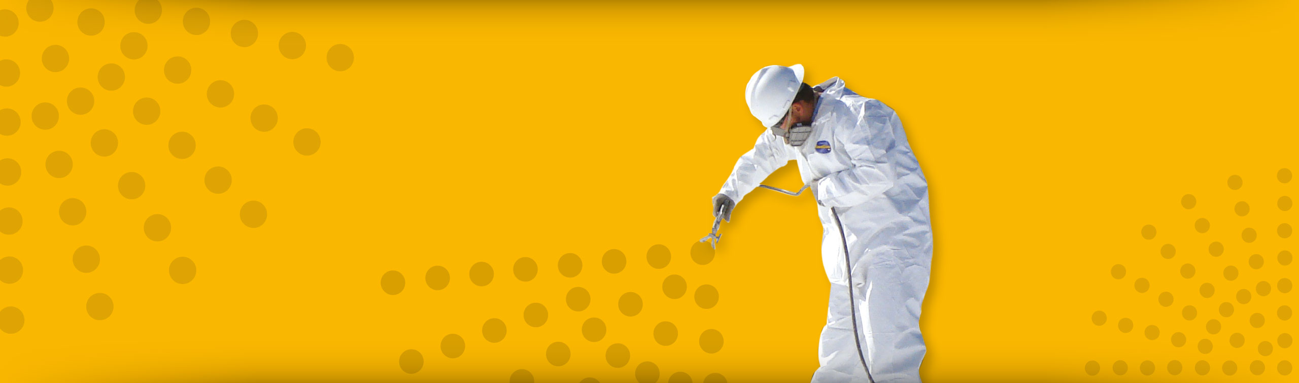 Insulating with a spray gun